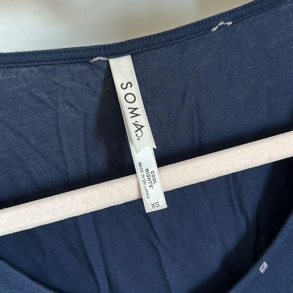 SOMA COOL NIGHTS Printed Short-Sleeve pajama set / Size XSmall - Picture 4 of 14